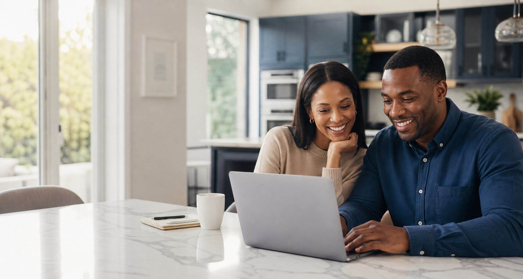 Vespera Bank customers banking online together